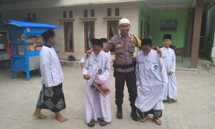 Bripka Agani Binmas Polsek Neglasari akrab dengan lingkungan Santri