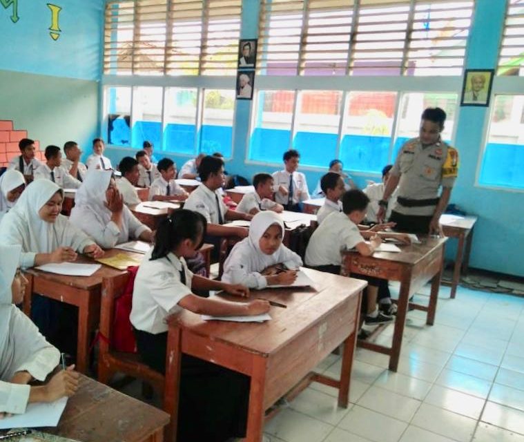 Pelajar Mitra Bhabinkamtibmas Selalu Bersinergi Disetiap Kesempatan