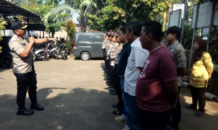 Kapolsek Cipondoh Ajak Anggota Jadi Polisi Yang Cerdas Saat Apel Pagi