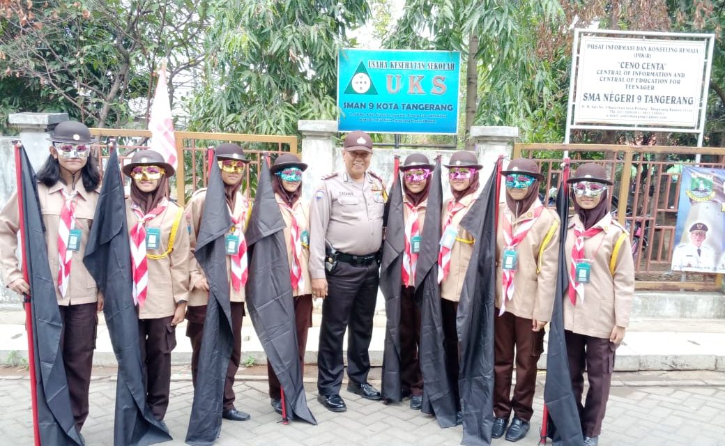 Cegah Terjadinya Tawuran Antar Pelajar, Bhabinkamtibmas Polsek Cipondoh Kunjungi SMAN 9 Tangerang