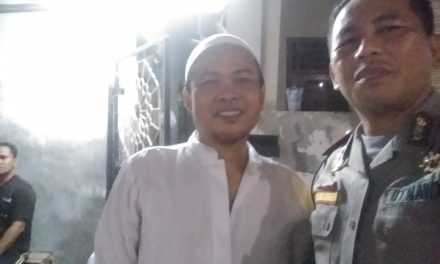 Bhabinkamtibmas wilayah poris gaga berkomunikasi aktif dengan pengurus majelis taklim AL Munawaroh