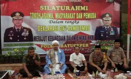 Deklarasi Kamtibmas Masyarakat Tangerang wilayah Batu ceper