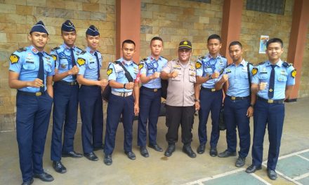 Kanit Binmas Polsek Neglasari kunjungi SMK Penerbangan