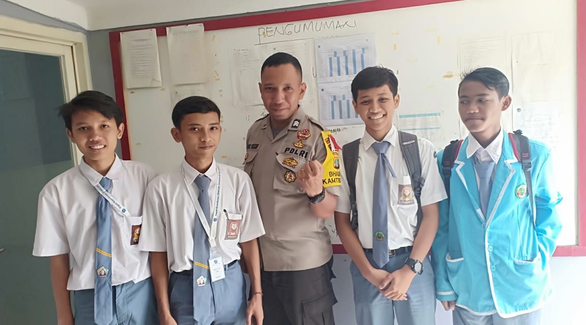 Brigadir Taopik yusuf kunjungi Siswa magang dalam Polkis