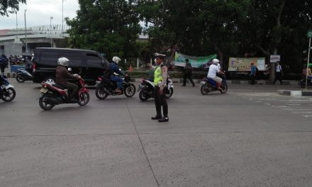 Pelayanan Pagi hari unit lantas Cipta Kamseltibcar Lantas M1