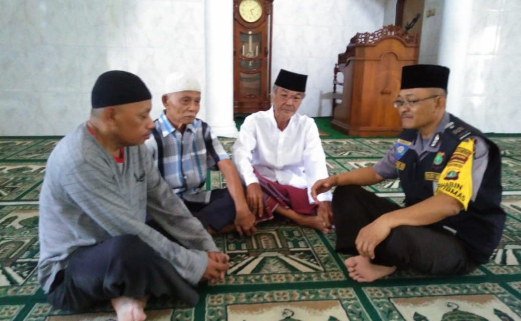 BHABINKAMTIBMAS KELURAHAN SUDIMARA BARAT MELAKSANAKAN  GIAT POLSANTREN.