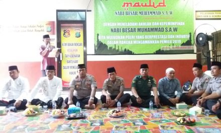 Peringatan Maulid Nabi Muhammad SAW 1440 H Di Polsek Benda, Berlangsung dengan Khidmat