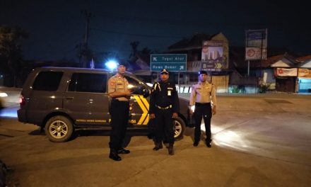 Cegah Guantibmas Pada Malam Hari, Sabhara Polsek Benda Gencar Laksanakan Patroli Biru.