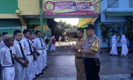 AIPTU APENDIH BHABINKAMTIBMAS KELURAHAN PANINGGILAN UTARA  GIAT POLISI CINTA SEKOLAH