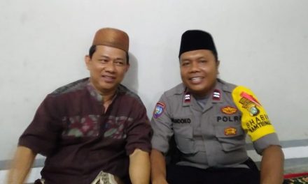 Aiptu K.Handoko bertemu dengan pengurus majelis taklim Abdul Rahim