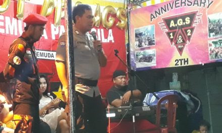 Bripka Komarudin Hadiri Milad Salah Satu Ormas Dan Gandeng Untuk Jaga Keamanan