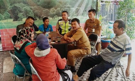 Jalinan silahturahmi bhabinkamtibmas terhadap tokoh masyarakat di wilayah kebon besar