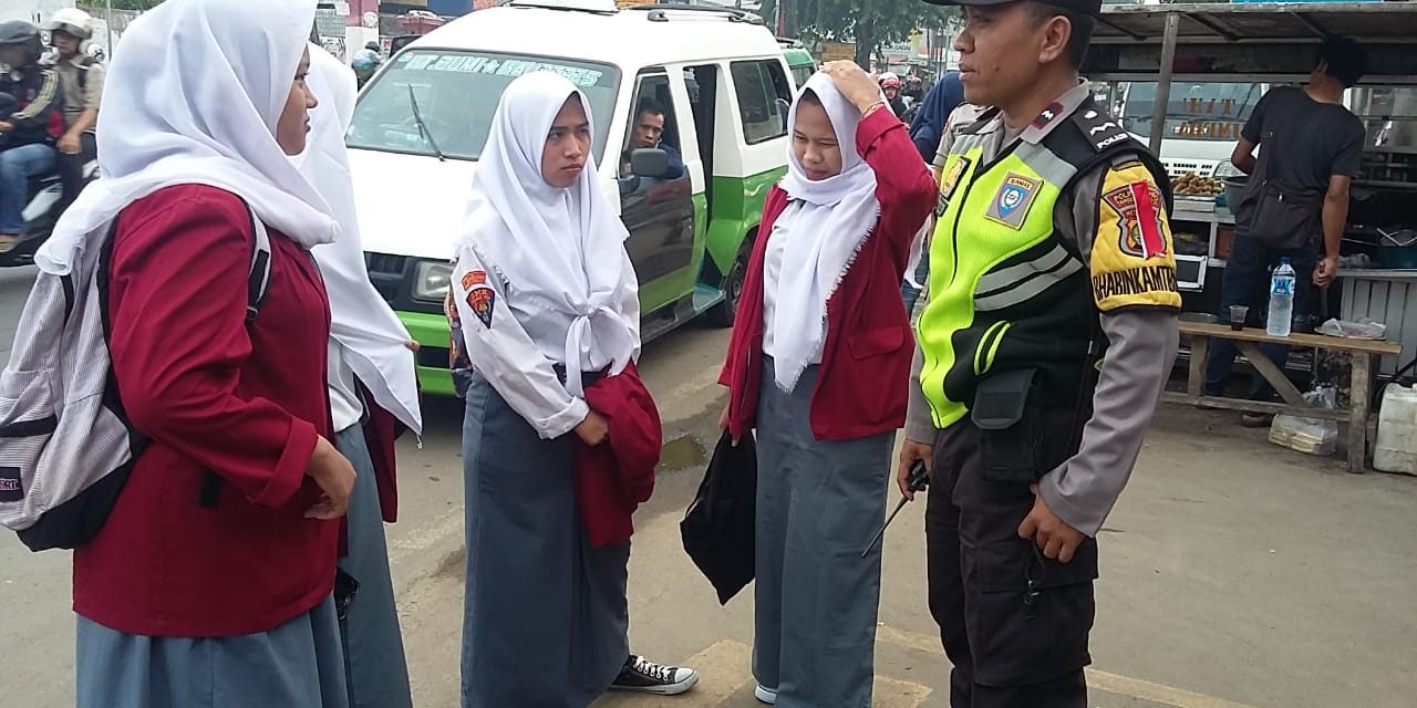 Kegiatan polkiss, Aipda toni himbau pelajar sekolah SMA Al Ayaniah