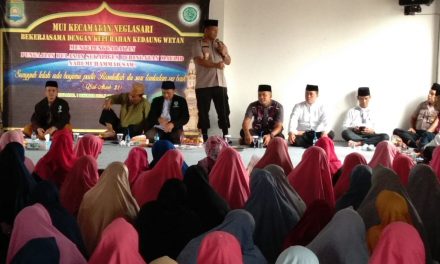 Kapolsek Neglasari sampaikan Pesan Kapolres dalam peringatan Maulid