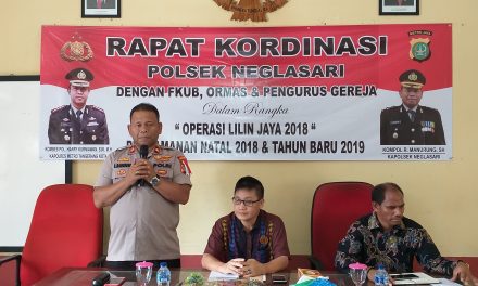 Jelang Natal dan Tahun Baru, Kapolsek Neglasari Rangkul Ormas dan Pengurus Gereja Ciptakan Situasi Kondusif