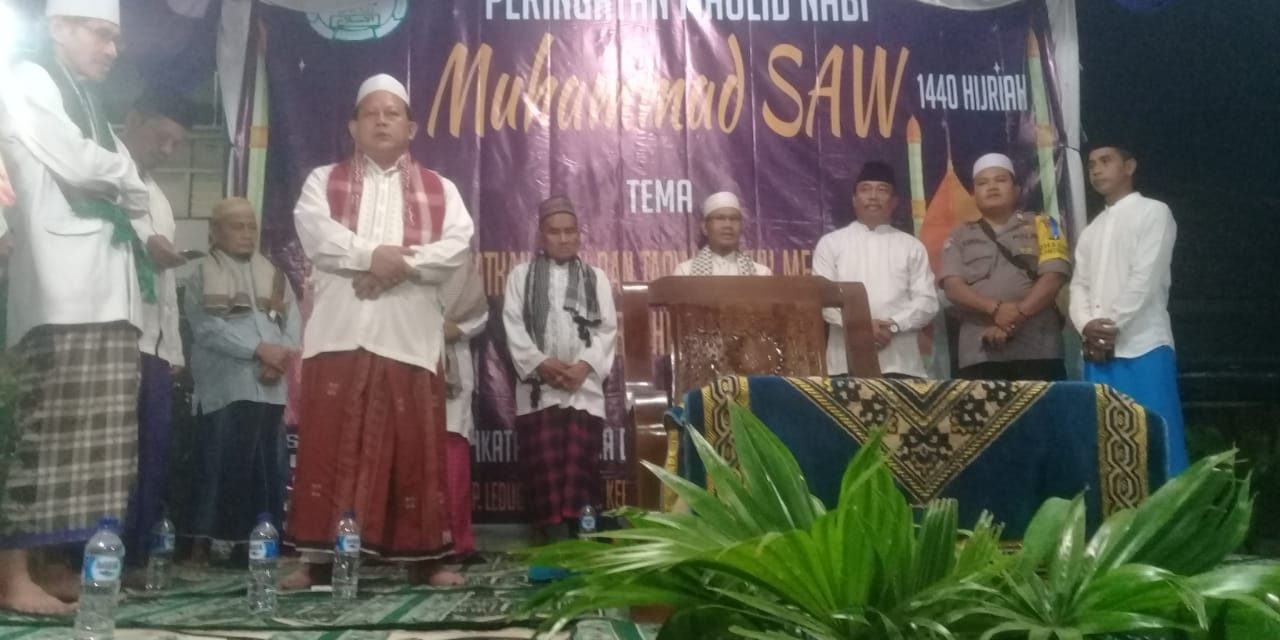 Bhabinkamtibmas Polsek Jatiuwung Hadiri Peringatan Maulid Nabi Muhammad SAW