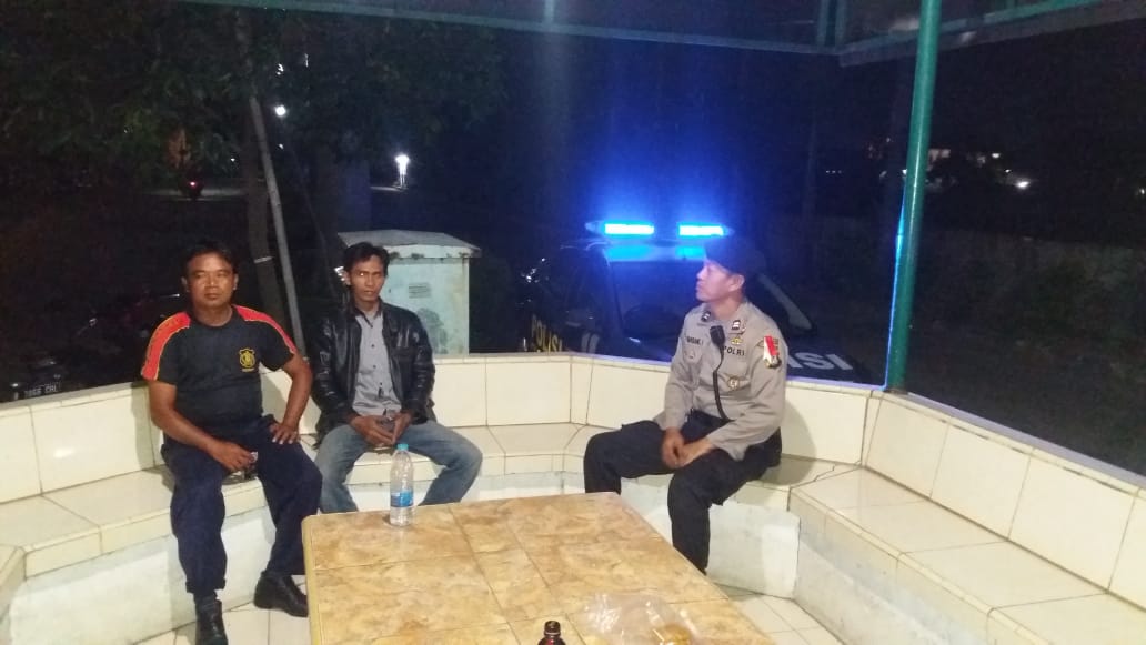 Dialogis dengan Satpam Perumahan, Patroli Biru Polsek Neglasari imbau Satpam tetap waspada