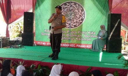 Binamas Polsek Cipondoh Hadir Di Tengah Siswa Menghadiri Peringatan Maulid Nabi Muhammad