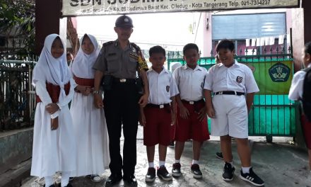 BHABINKAMTIBMAS KELURAHAN SUDIMARA BARAT GIAT SAMBANG DI SD.N.SUDIMARA.5.CILEDUG. .  GIAT POLISI CINTA SEKOLAH.