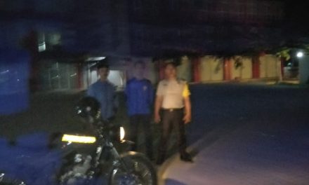 Giat Sambang Patroli Biru Pos Kemanan Oleh Bhabinkantibmas Aiptu Khaerul Saleh