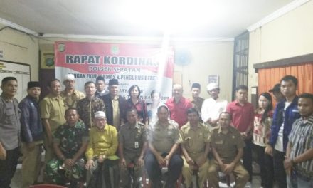 Rapat Kordinasi Polsek Sepatan Dalam Rangka Operasi Lilin Jaya’ Pam Natal Tahun 2018 dan Tahun Baru 2019