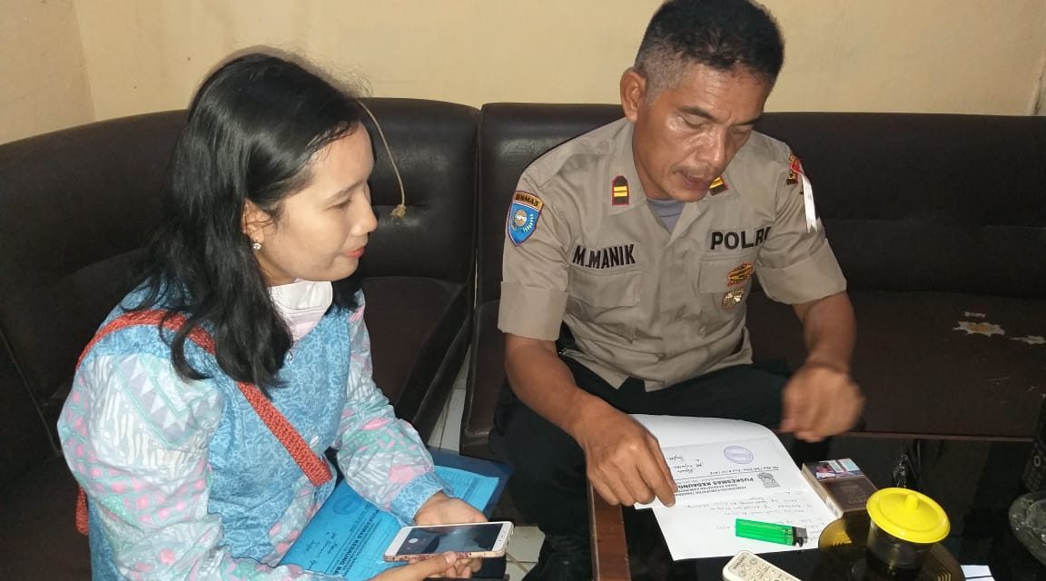 Kepala Puskesmas Sepatan Timur Tingkatkan sinergitas kinerja pelayanan masyarakat bersama Kanit Binmas Polsek Sepatan Iptu M Manik