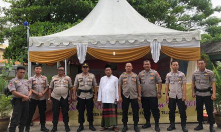 Kontrol Kesiapsiagaan Posko “Ops Lilin Jaya 2018” Kapolsek Teluknaga Berikan Arahan Kepada Personil Jaga