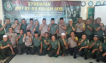 Kapolsek Cipondoh Hadiri Syukuran HUT Kodam Jaya