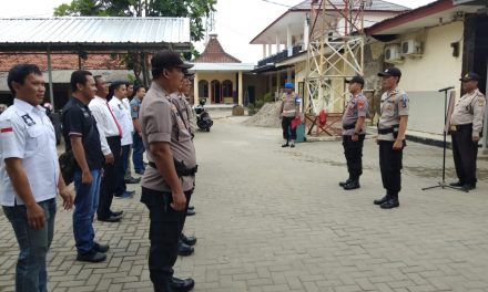 Pengucapan Tribrata dan Catur Prasetya Dalam Pelaksanaan Apel Pagi Polsek Teluknaga