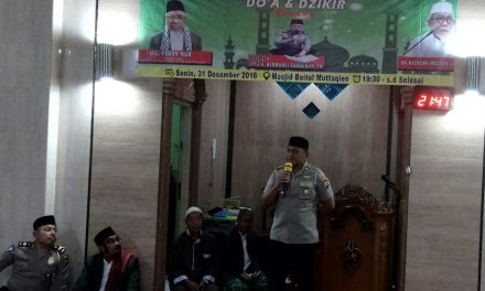 Jaga Kondusifitas Jelang Pesta Demokrasi, Pesan Kapolsek Cipondoh Saat Acara Muhasabah Akhir Tahun