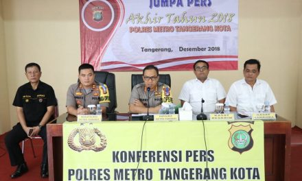 Kapolrestro Tangkot : Penurunan Kejahatan 33,6 % Selama 2018 Dari Tahun 2017