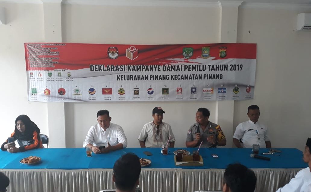 Sampaikan Ide Membangun Bangsa Pesan Aiptu Asmad Saat Deklarasi Kampanye Damai Pemilu 2019