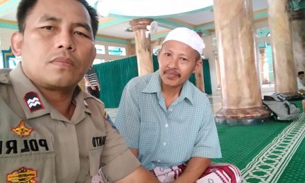 Bapak Aiptu Exwanto sambang dialogis dengan pengurus majelis taklim As salam