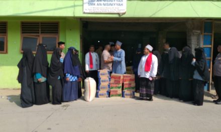 Kapolsek Neglasari berikan Sembako untuk anak yatim yang menimba ilmu di Pesantren