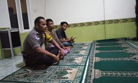 Aiptu Slamet Sugianto Binmas Kelurahan Neglasari shubuh bersama para remaja