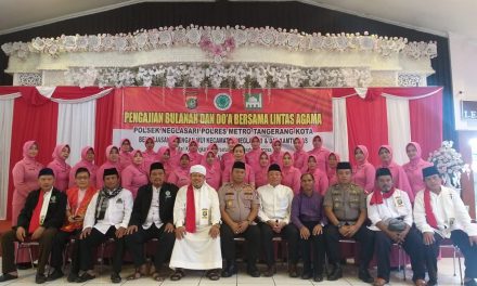 Polsek Neglasari gelar pengajian Bulanan dan Do’a Lintas agama bersama MUI dan Da’i Kamtibmas