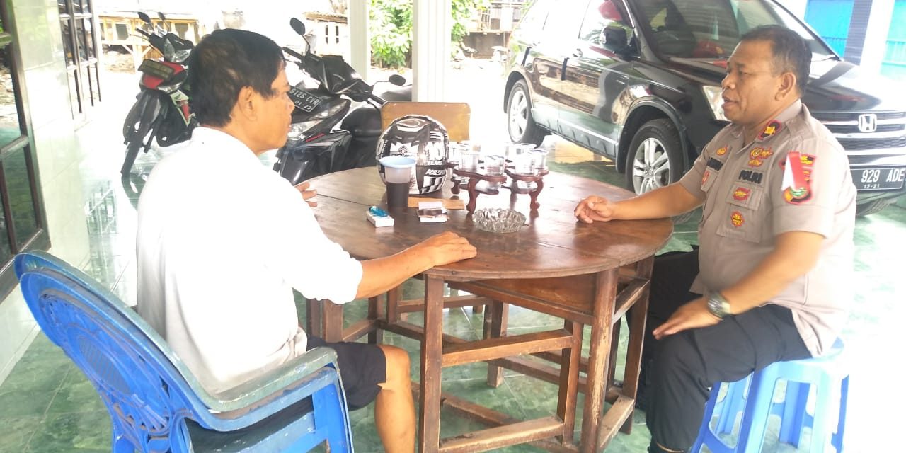 Sambang tokoh Ciben, Kapolsek Neglasari imbau Jalin Komunikasi aktif