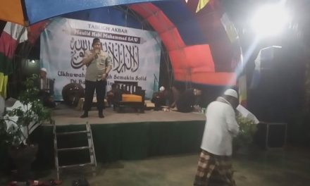 Kapolsek Sepatan AKP I Gusti Moch Sugiarto SH selalu hadir dalam kegiatan-kegiatan warga masyarakat