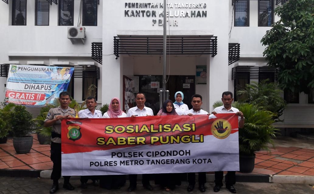 Dengan Sosialisasi Saber Pungli Bhabinkamtibmas Polsek Cipondoh Ciptakan Lingkungan Bersih Dari Pungli