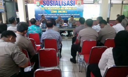 Polsek Cipondoh Terima Kunjungan Dari Bag Sumda Polres Metro Tangerang Kota