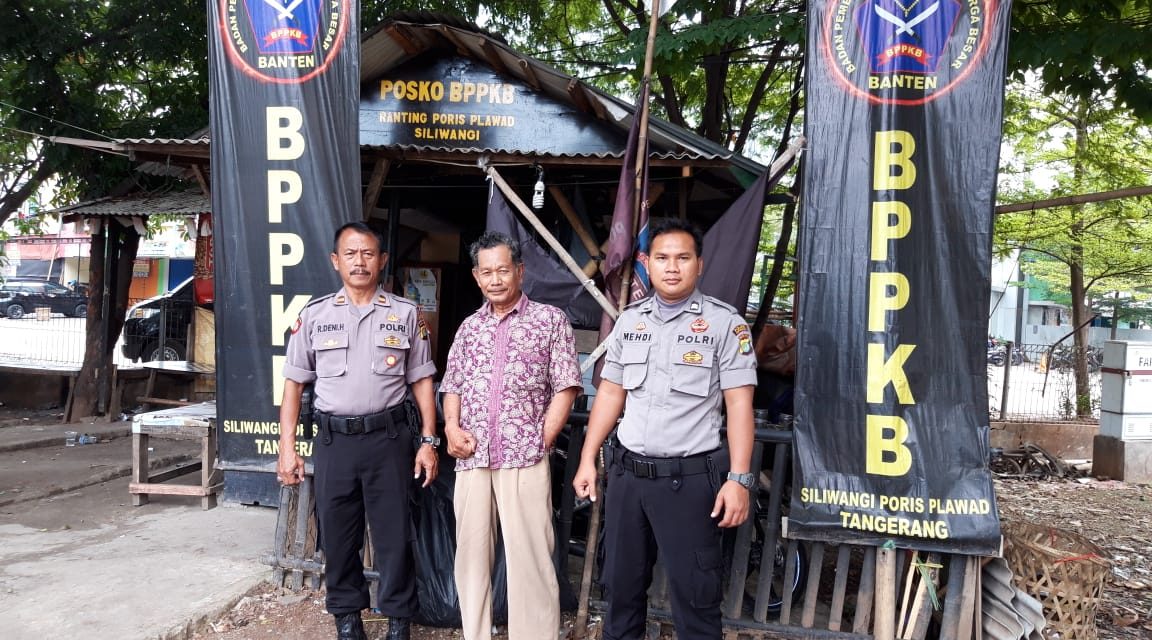 Jaga Keamanan Wilayah, Anggota Polsek Cipondoh Kunjungi Ormas BPPKB