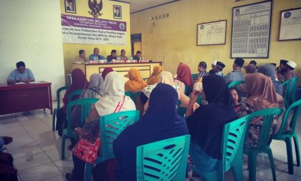 BHABINKAMTIBMAS HADIRI GIAT SOSIALISASI DAN PEMBENTUKAN PANITIA BADAN PERMUSYAWARATAN DESA (BPD)