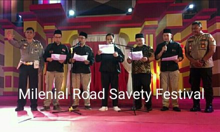 Polsek Cipondoh Selenggarakan Acara Milenial Road Savety Festival di Ponpes Darul Qur’an