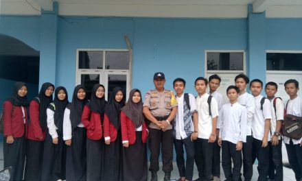 Jalin Keakraban Dengan Siswa, Aiptu Mulyadih Laksanakan Program Polkis