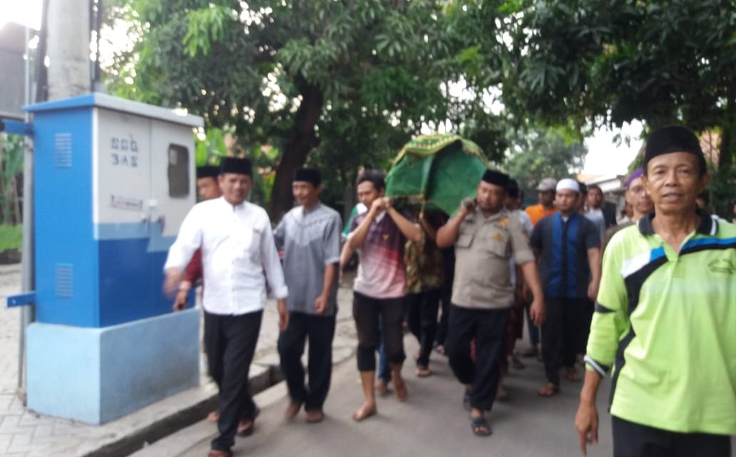 Bhabinkantibmas Polsek Sepatan Aiptu D. Syaiful Anwar selalu hadir ditengah warga binaannya baik suka maupun duka