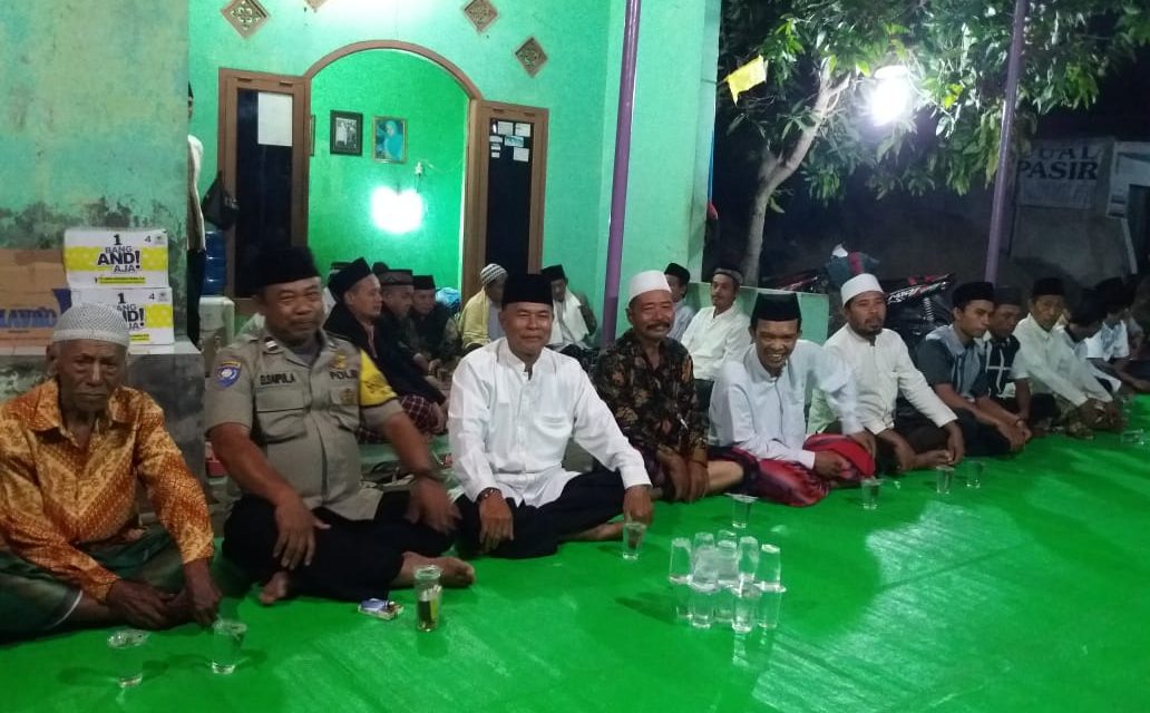 Bhabinkantibmas Polsek Sepatan Aiptu D Syaiful Anwar Riung Pengajian Tahlilan bersama Warga