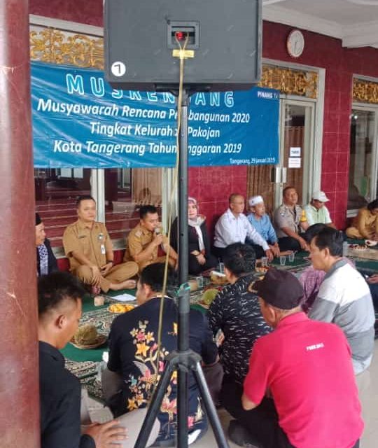 Bhabinkamtibmas Polsek Cipondoh Ikuti Musrenbang Tingkat Kelurahan Pakojan