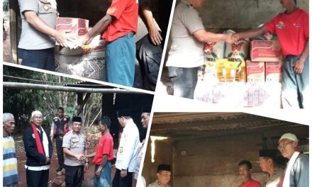 KAPOLSEK CILEDUG KOMPOL SUPIYANTO SH SILLATURROHMI DAN SAMBANG WARGA BERSAMA DAI KAMTIBMAS.