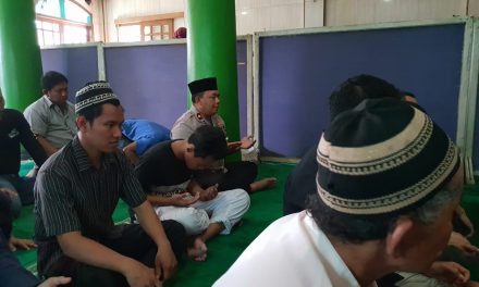 Dengan Sholat Subuh Berjamaah Kapolsek Benda Jaga Kondusifitas Jelang Pemilu