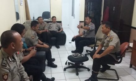 Wakapolsek Cipondoh Pimpin Anev Anggota Unit Sabhara